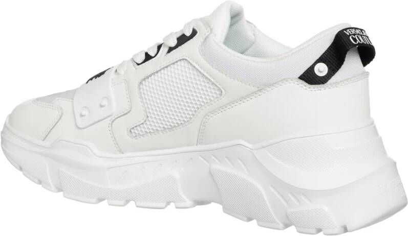 Versace Jeans Couture Speedtrack Plain Veterschoenen White Heren