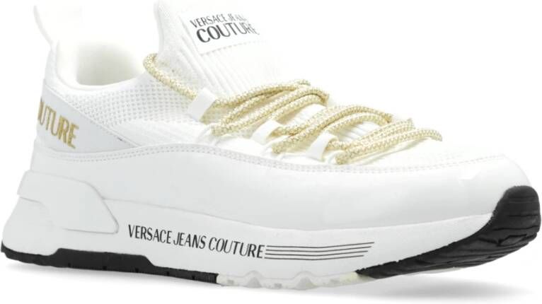 Versace Jeans Couture Sportschoenen met logo White Dames