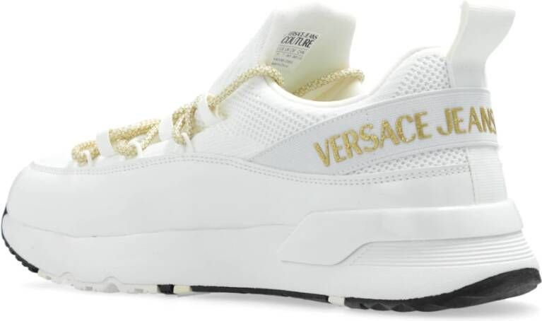 Versace Jeans Couture Sportschoenen met logo White Dames