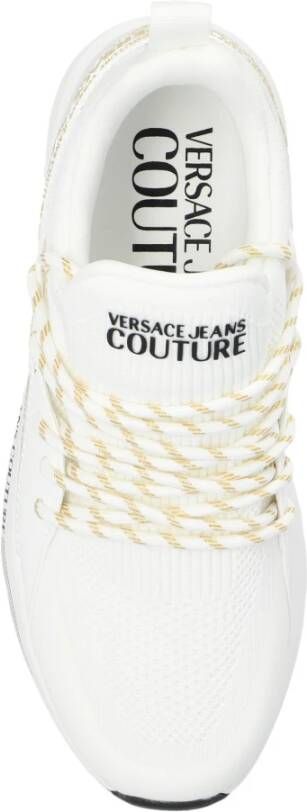 Versace Jeans Couture Sportschoenen met logo White Dames