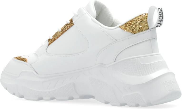 Versace Jeans Couture Sportschoenen met logo White Dames