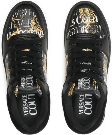 Versace Jeans Couture Stijlvolle Array Damessneakers Black Dames