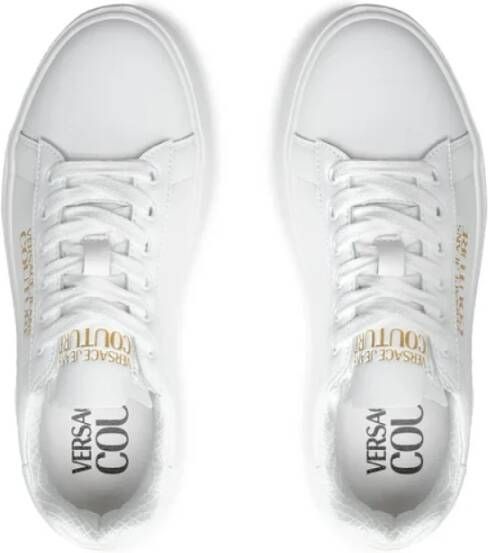 Versace Jeans Couture Stijlvolle Array Grote Schoenen White Dames