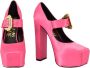 Versace Jeans Couture Stijlvolle Schoenen van Alternatieve Vezels Pink Dames - Thumbnail 2