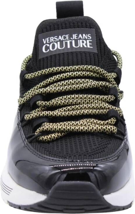 Versace Jeans Couture Stijlvolle Sneaker voor Mannen en Vrouwen Black Dames