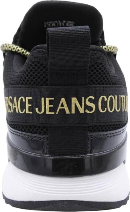 Versace Jeans Couture Stijlvolle Sneaker voor Mannen en Vrouwen Black Dames