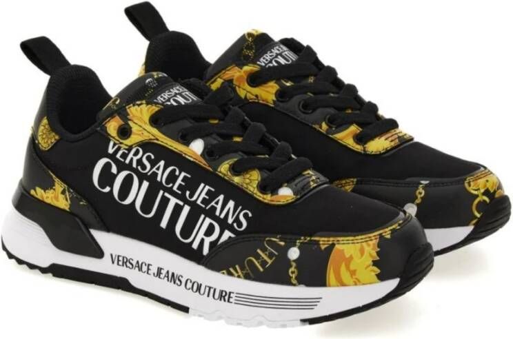 Versace Jeans Couture Stijlvolle Sneakers Black Dames