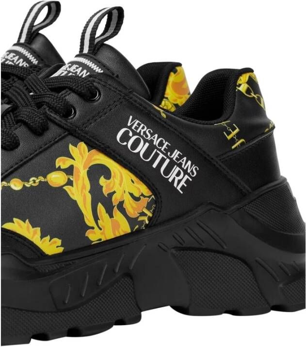 Versace Jeans Couture Stijlvolle Sneakers Black Heren