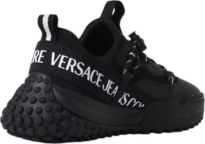 Versace Jeans Couture Stijlvolle Sneakers met Quick-lace Sluiting Black Heren