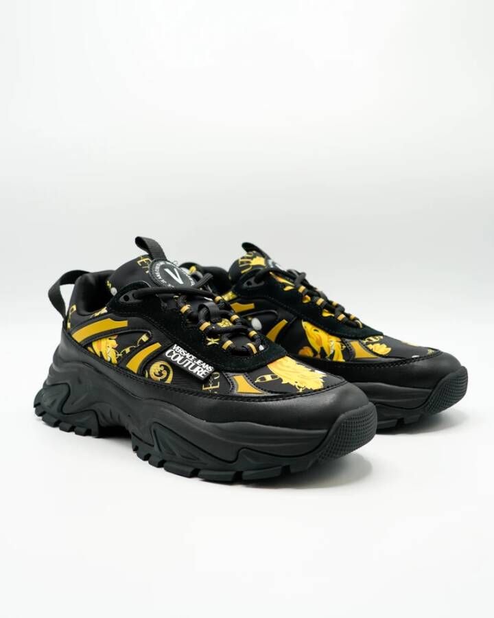 Versace Jeans Couture Stijlvolle Sneakers voor Mannen en Vrouwen Black Dames