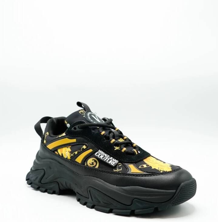 Versace Jeans Couture Stijlvolle Sneakers voor Mannen en Vrouwen Black Dames