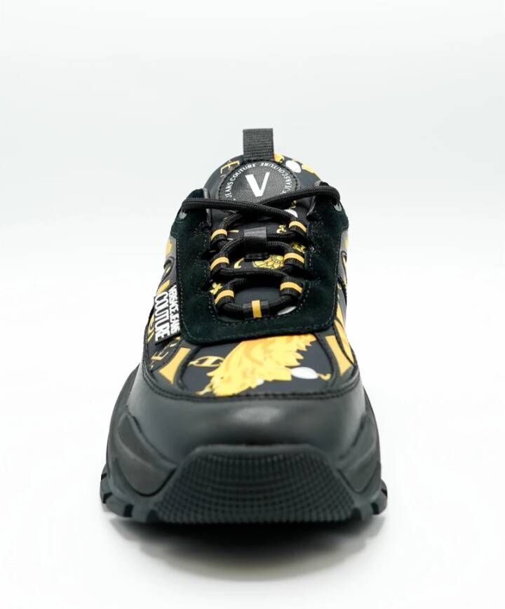 Versace Jeans Couture Stijlvolle Sneakers voor Mannen en Vrouwen Black Dames