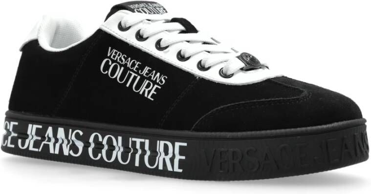 Versace Jeans Couture Suede sneakers Black Dames