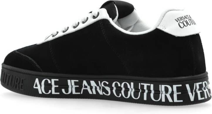 Versace Jeans Couture Suede sneakers Black Dames