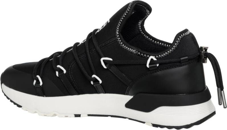 Versace Jeans Couture Verstelbare Sneakers met Koordsluiting Black Heren