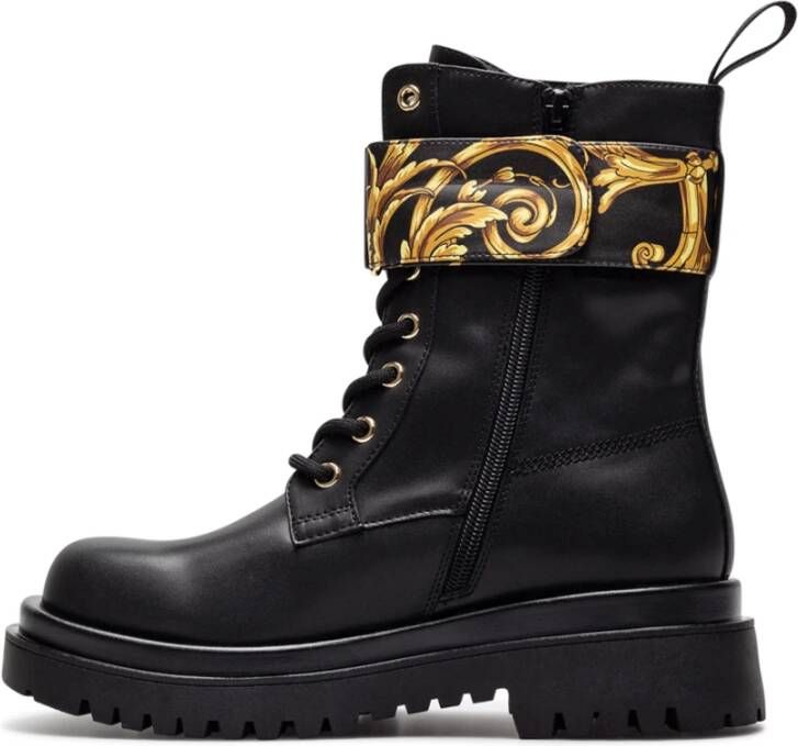 Versace Jeans Couture Vrouwenschoenen Ankle Boots 73Va3S64 Zs358 G89 Black Zwart Dames