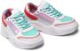 Versace Jeans Couture Witte Leren Sneakers met Rubberen Logo Multicolor Dames - Thumbnail 3