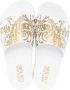 Versace Jeans Couture Witte Sandalen Levendig Ontwerp White Dames - Thumbnail 11