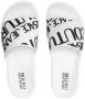 Versace Jeans Couture Witte Pool Slides Sandalen White Heren - Thumbnail 3