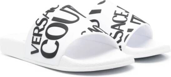 Versace Jeans Couture Witte sandalen voor vrouwen White Dames