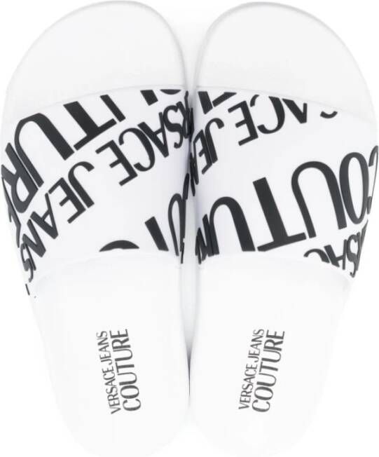 Versace Jeans Couture Witte sandalen voor vrouwen White Dames