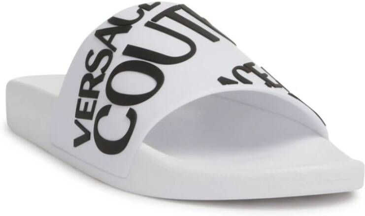 Versace Jeans Couture Witte Sandalen voor Vrouwen White Heren