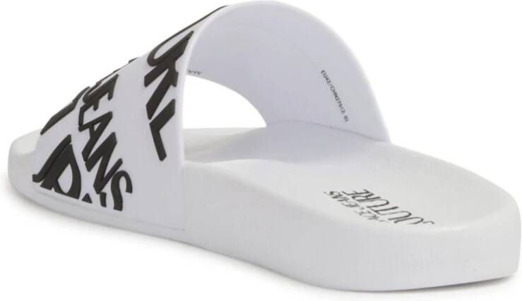 Versace Jeans Couture Witte Sandalen voor Vrouwen White Heren