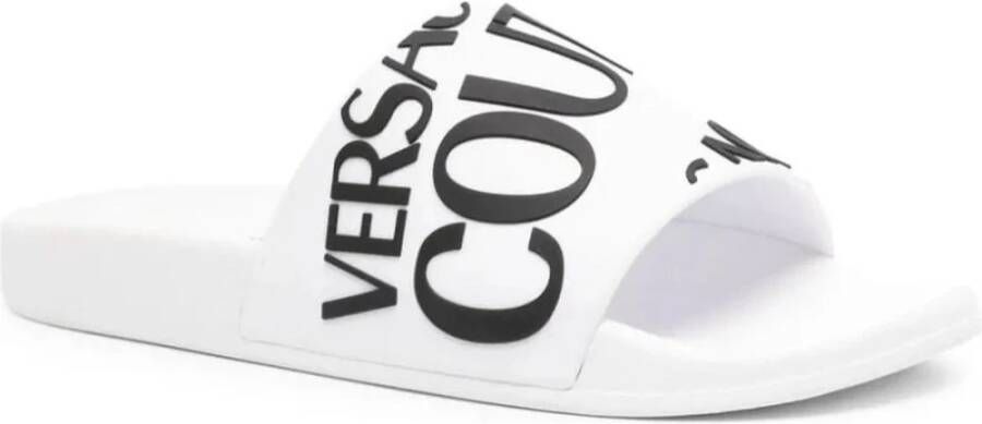 Versace Jeans Couture Witte Shelly Slippers White Dames