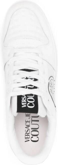 Versace Jeans Couture Witte Sneakers met Logo Patch White Heren