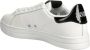 Versace Jeans Couture Witte Sneakers met Zwarte Details White Heren - Thumbnail 4