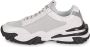 Versace Jeans Couture Witte Sneakers met Print en Mesh Panelen White Heren - Thumbnail 5