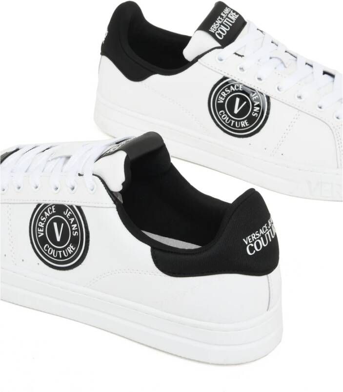 Versace Jeans Couture Witte Sneakers voor een Stijlvolle Look White Heren