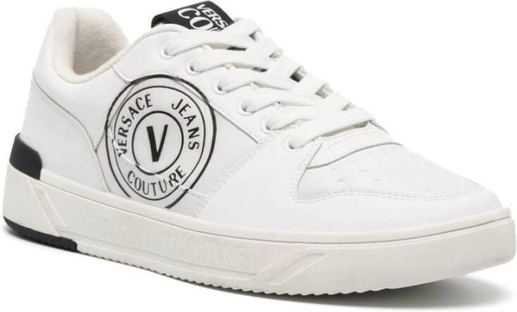 Versace Jeans Couture Witte Sneakers voor Heren Wit Heren