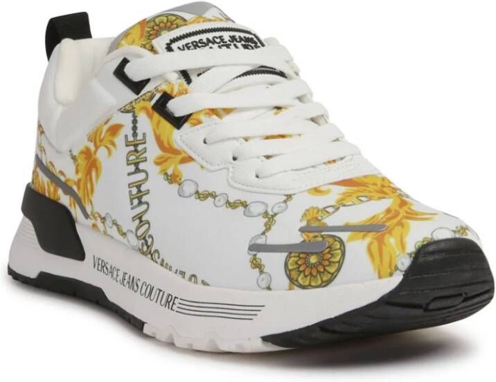 Versace Jeans Couture Witte Sneakers voor Mannen Aw24 White Heren