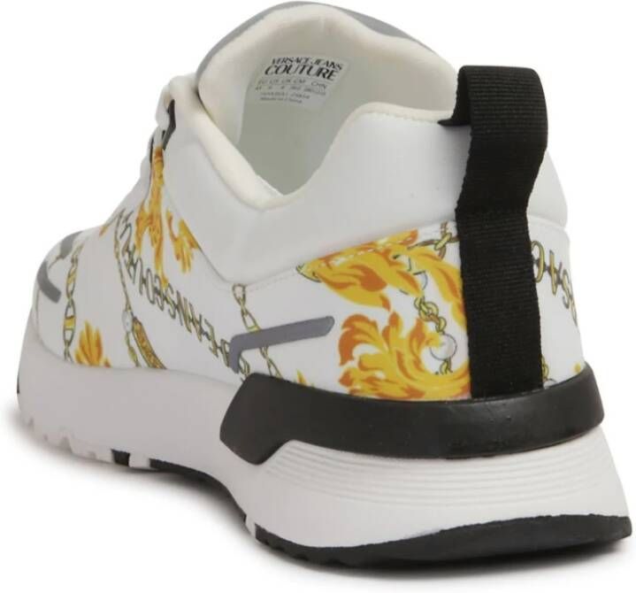 Versace Jeans Couture Witte Sneakers voor Mannen Aw24 White Heren