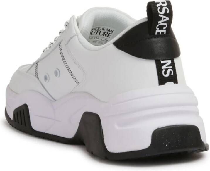 Versace Jeans Couture Witte Sneakers voor Mannen Aw24 White Heren