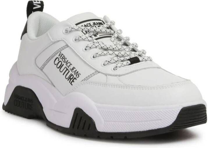 Versace Jeans Couture Witte Sneakers voor Mannen Aw24 White Heren