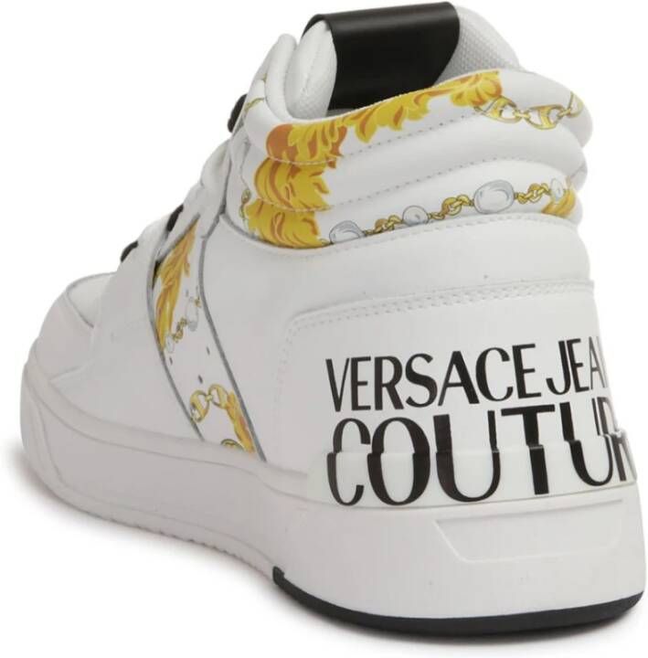 Versace Jeans Couture Witte Sneakers voor Mannen Aw24 White Heren