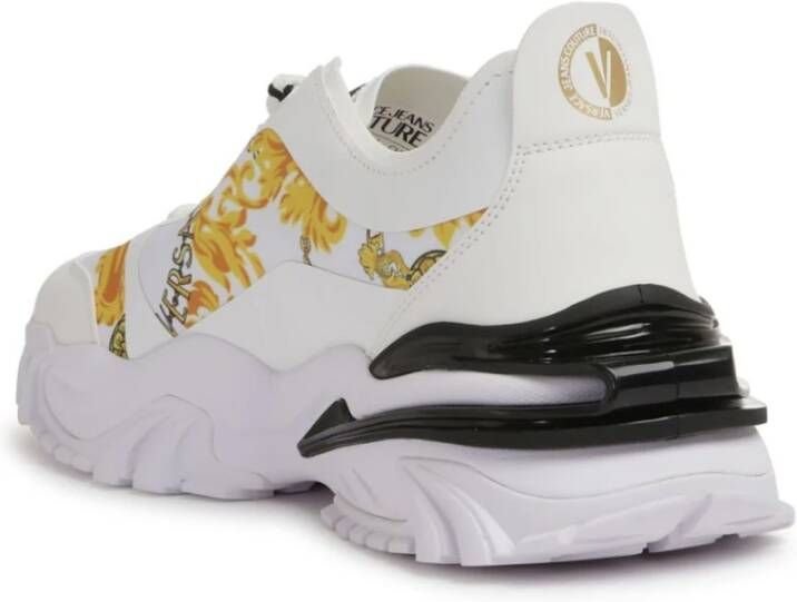 Versace Jeans Couture Witte Sneakers voor Mannen Aw24 White Heren