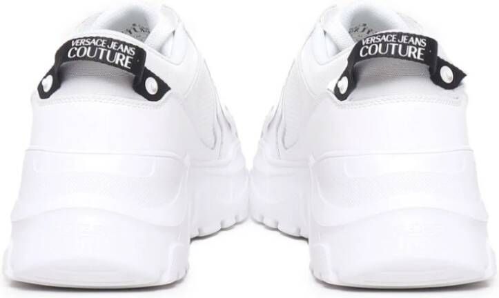 Versace Jeans Couture Witte Sneakers voor Mannen White Heren