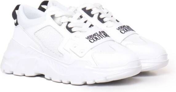 Versace Jeans Couture Witte Sneakers voor Mannen White Heren