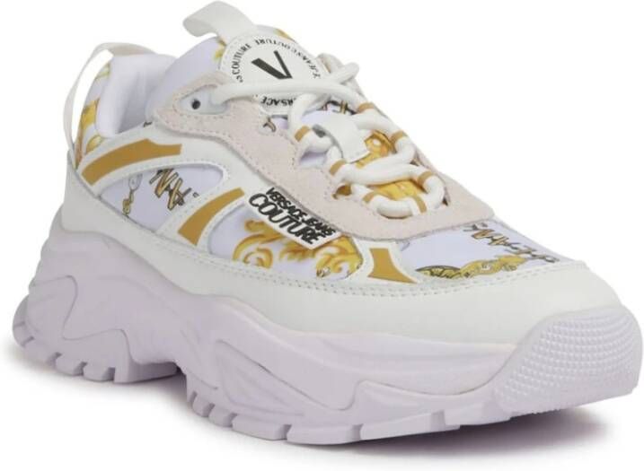 Versace Jeans Couture Witte Sneakers voor Vrouwen Aw24 White Dames