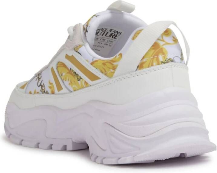 Versace Jeans Couture Witte Sneakers voor Vrouwen Aw24 White Dames