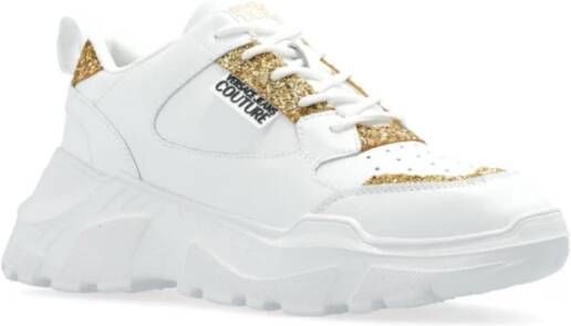 Versace Jeans Couture Witte Sneakers voor Vrouwen White Dames