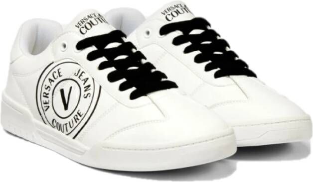 Versace Jeans Couture Witte Speedtrack Sneakers voor Heren White Dames