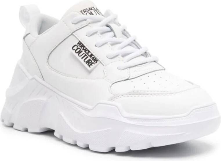 Versace Jeans Couture Witte Speedtrack Sneakers White Dames