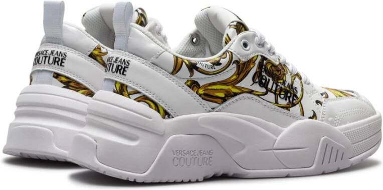 Versace Jeans Couture Women Shoes Sneakers 72Va3Sf4Zp091G03 Baroque White Meerkleurig Dames