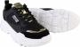 Versace Jeans Couture Zwarte en Gouden Leren Sneakers Black Dames - Thumbnail 3