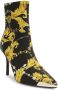 Versace Jeans Couture Zwarte enkellaarzen voor vrouwen Multicolor Dames - Thumbnail 7