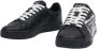 Versace Jeans Couture Zwarte Fondo Court Sneakers met Inscriptie Black Heren - Thumbnail 8